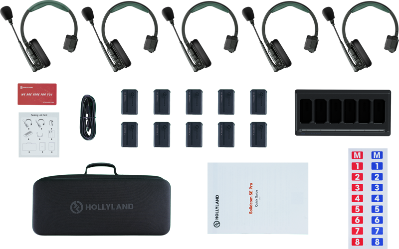 Hollyland Solidcom SE Pro (5 Headsets)
