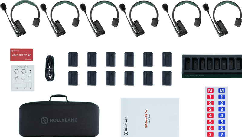 Hollyland Solidcom SE Pro (6 Headsets)