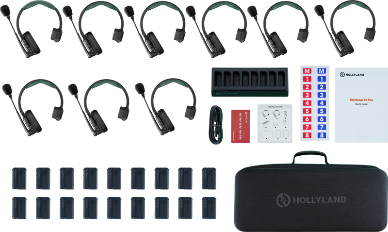 Hollyland Solidcom SE Pro (9 Headsets)