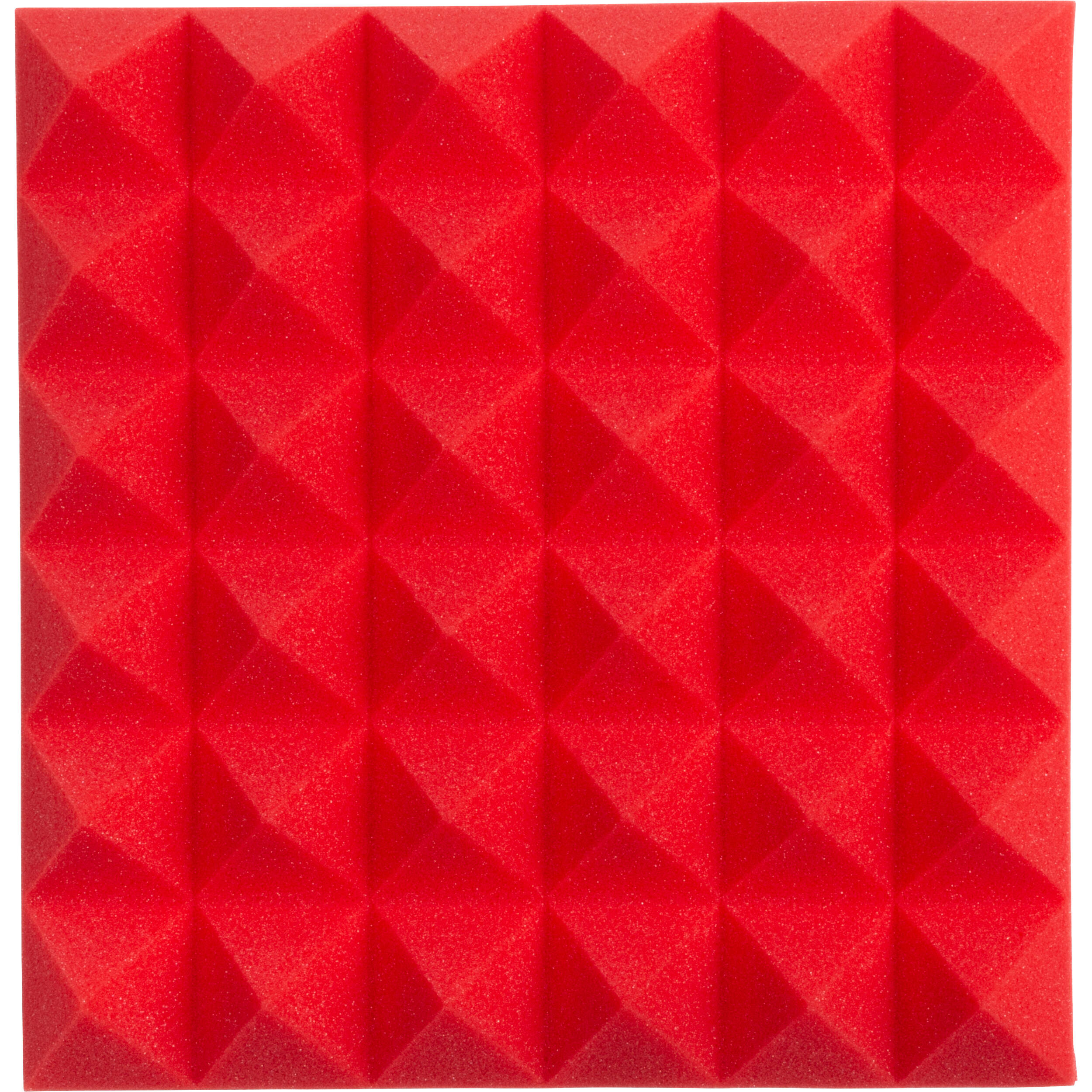 Gator Acoustic Pyramid Panel 12x12" (Red, 4pcs.)