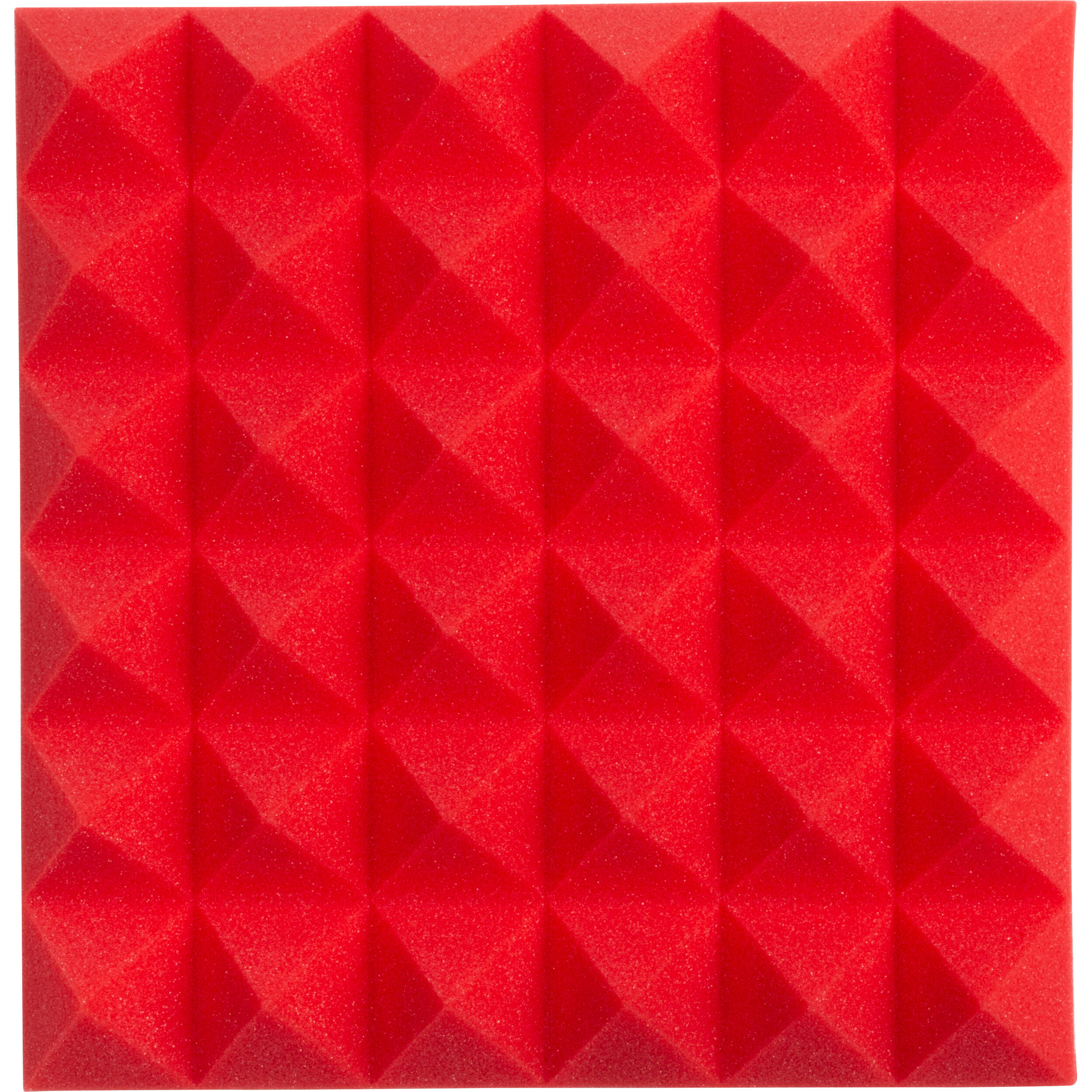 Gator Acoustic Pyramid Panel 12x12" (Red, 8pcs.)