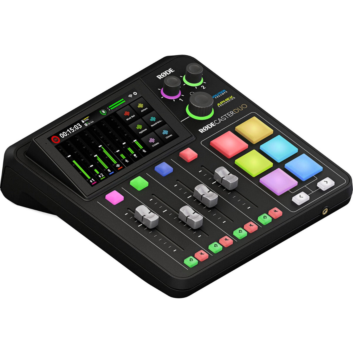 RODECaster Duo オーディオミキサー Rode RodeCaster DUO (Black) – Soundium