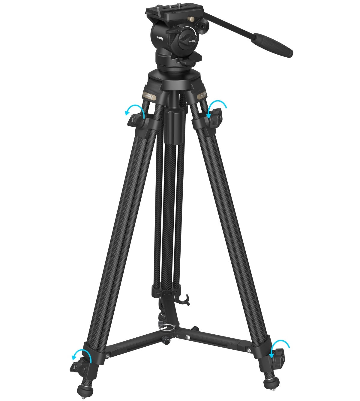 SmallRig AD-50 Lightweight Video Carbon Fiber Tripod Kit (4685)