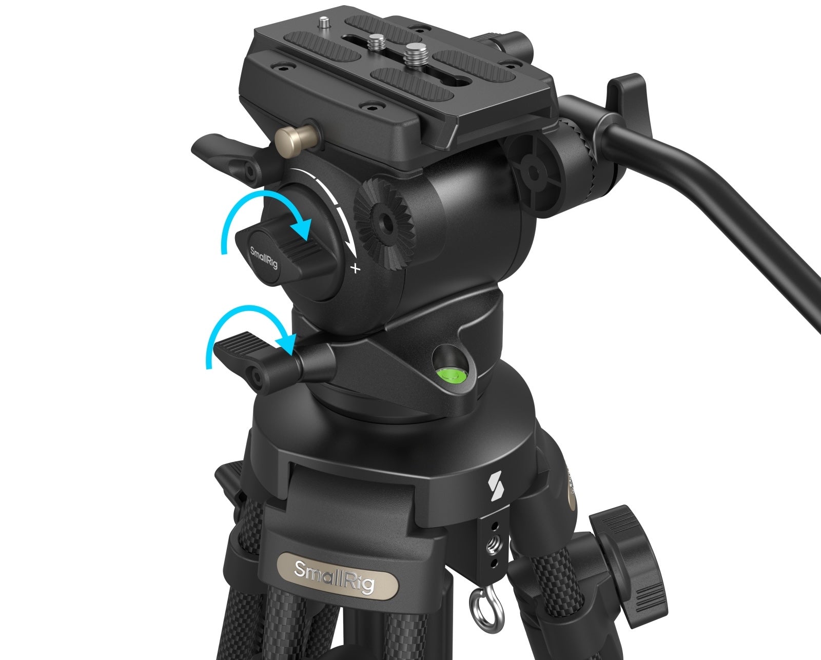 SmallRig AD-50 Lightweight Video Carbon Fiber Tripod Kit (4685)