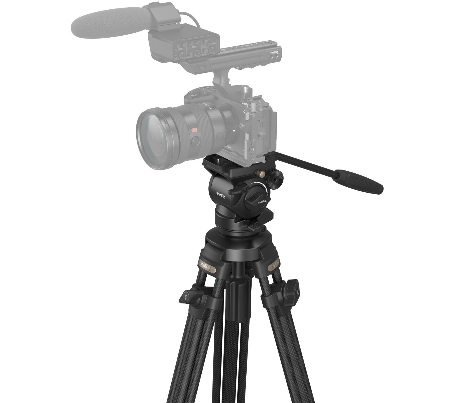 SmallRig AD-50 Lightweight Video Carbon Fiber Tripod Kit (4685)