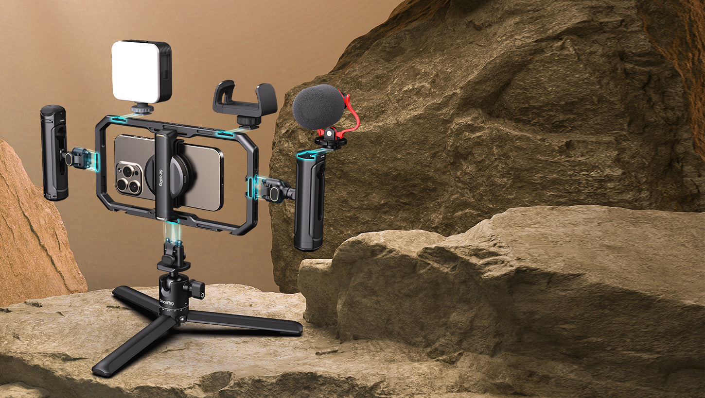 SmallRig All-in-One Video Kit for Smartphone Creators (Quick Pro Edition)