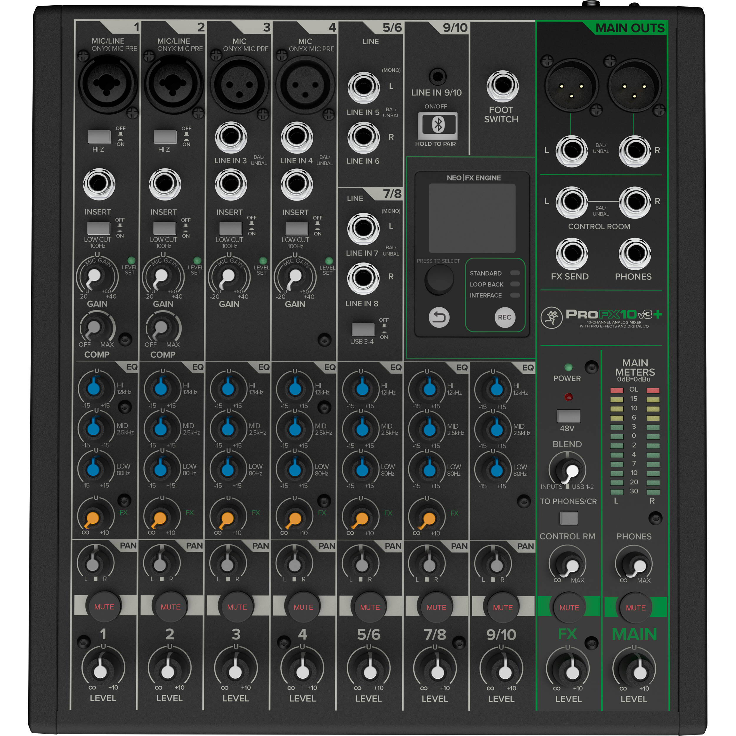 Mackie ProFX10v3+