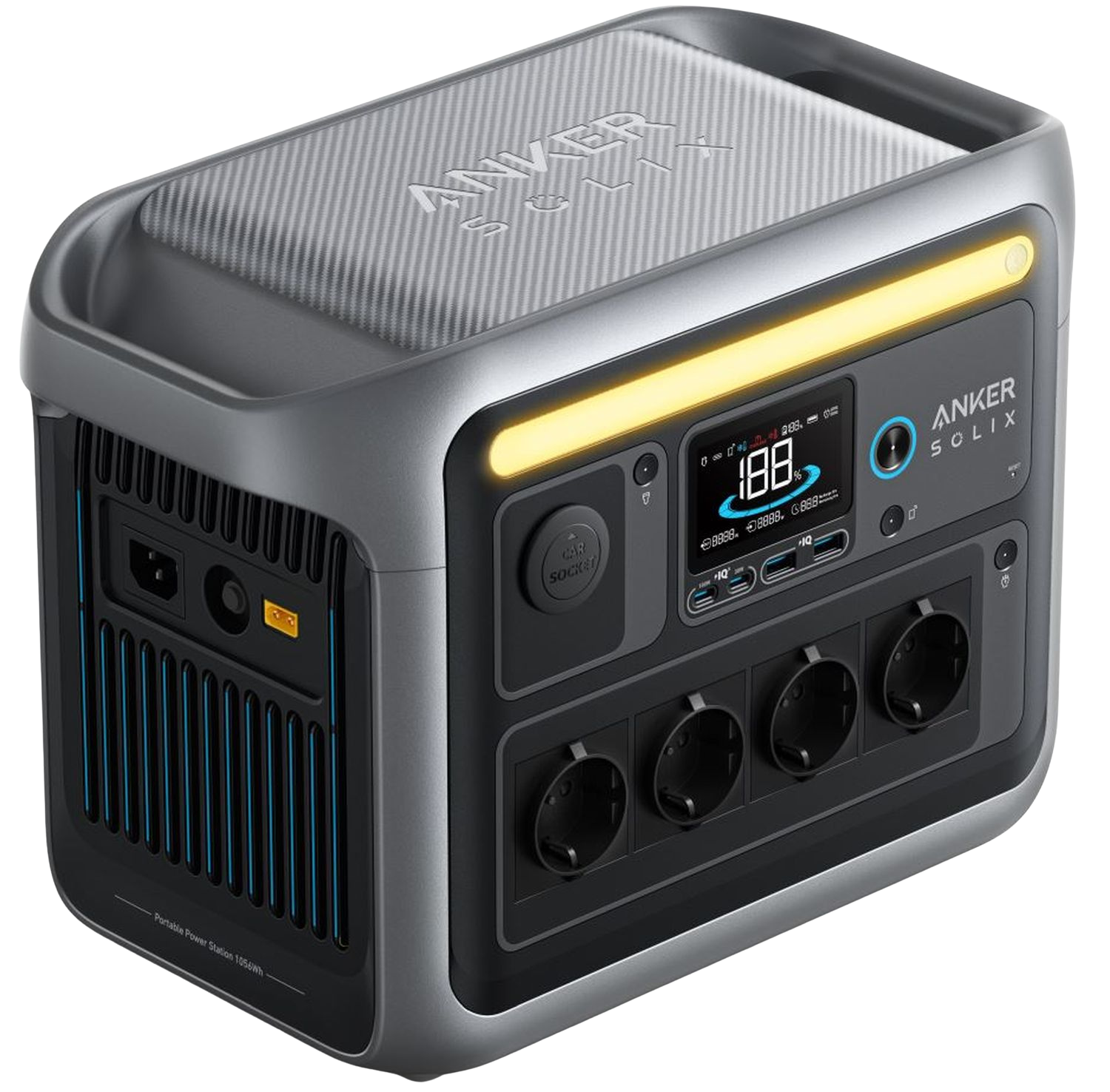 Anker Solix C1000X Portable Power Station (1056Wh, 1800W)