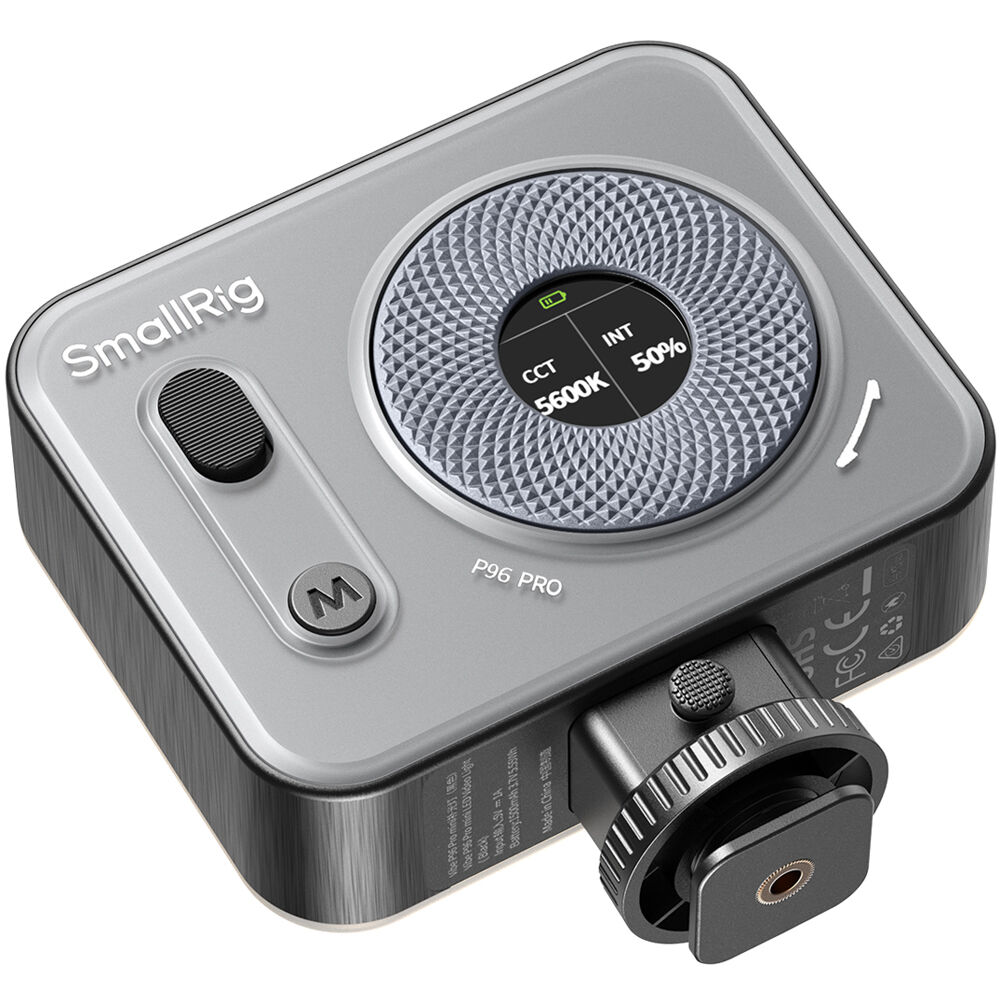 SmallRig Vibe P96 Pro Mini LED Video Light (Black, 4660)