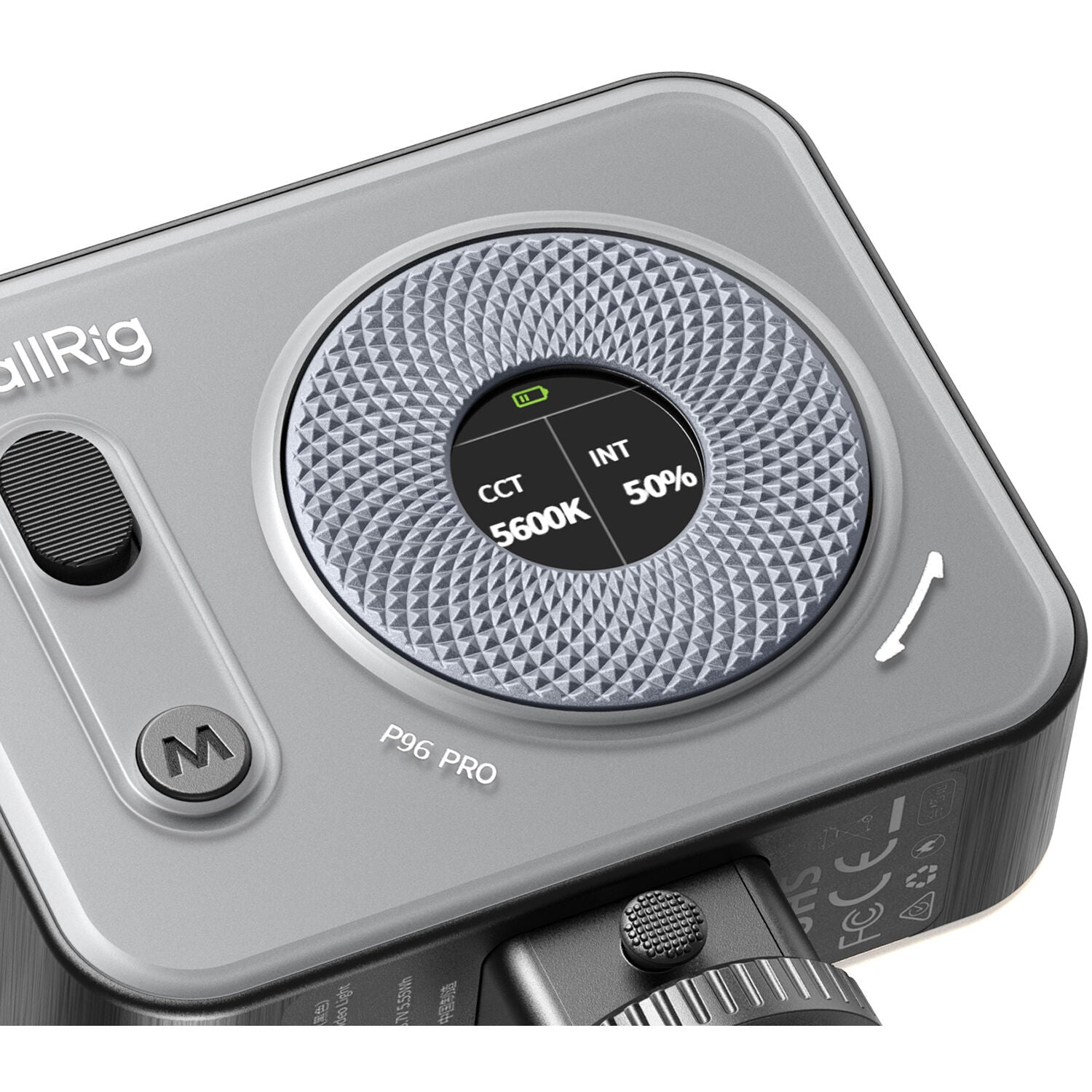 SmallRig Vibe P96 Pro Mini LED Video Light (Black, 4660)