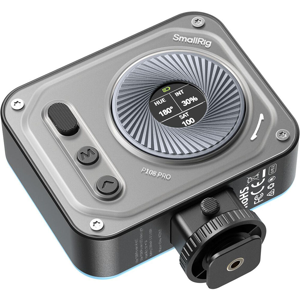 SmallRig Vibe P108 Pro Mini LED Video Light (Black, 4661)