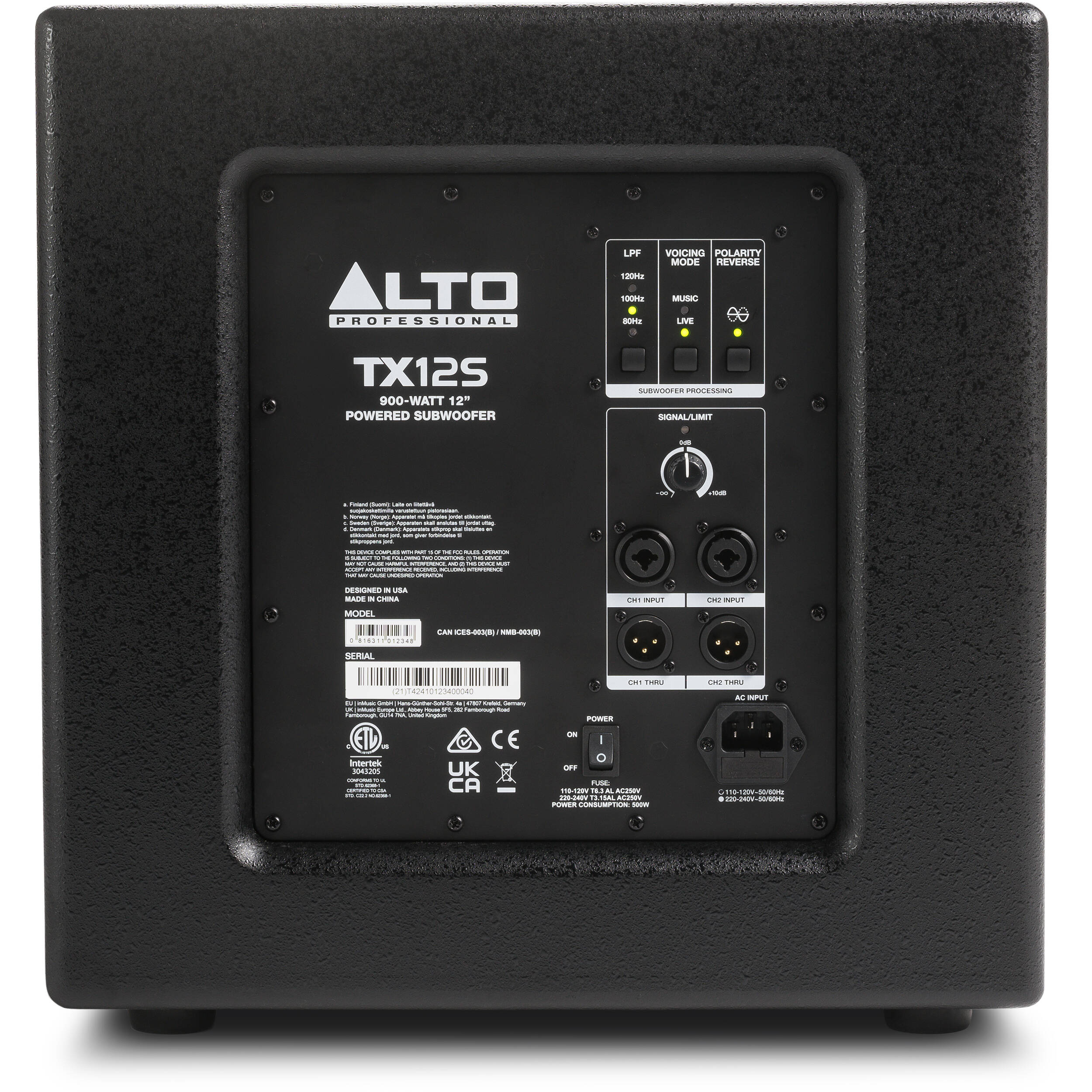 Alto Professional TX12S