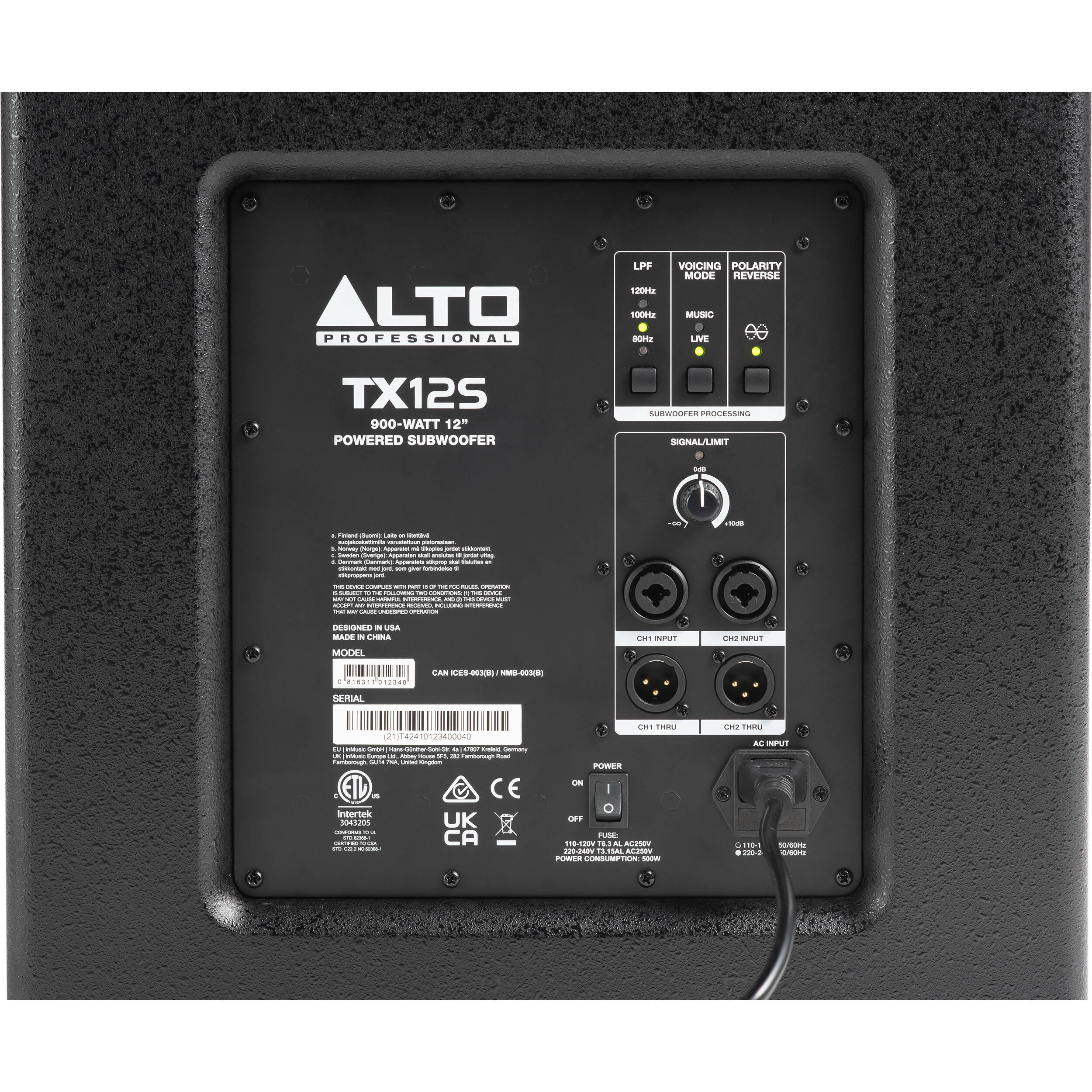 Alto Professional TX12S