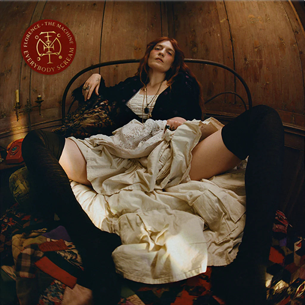 Black vinyl 2LP album by Florence + the Machine titled Everybody Scream, featuring indie, rock, and pop music.