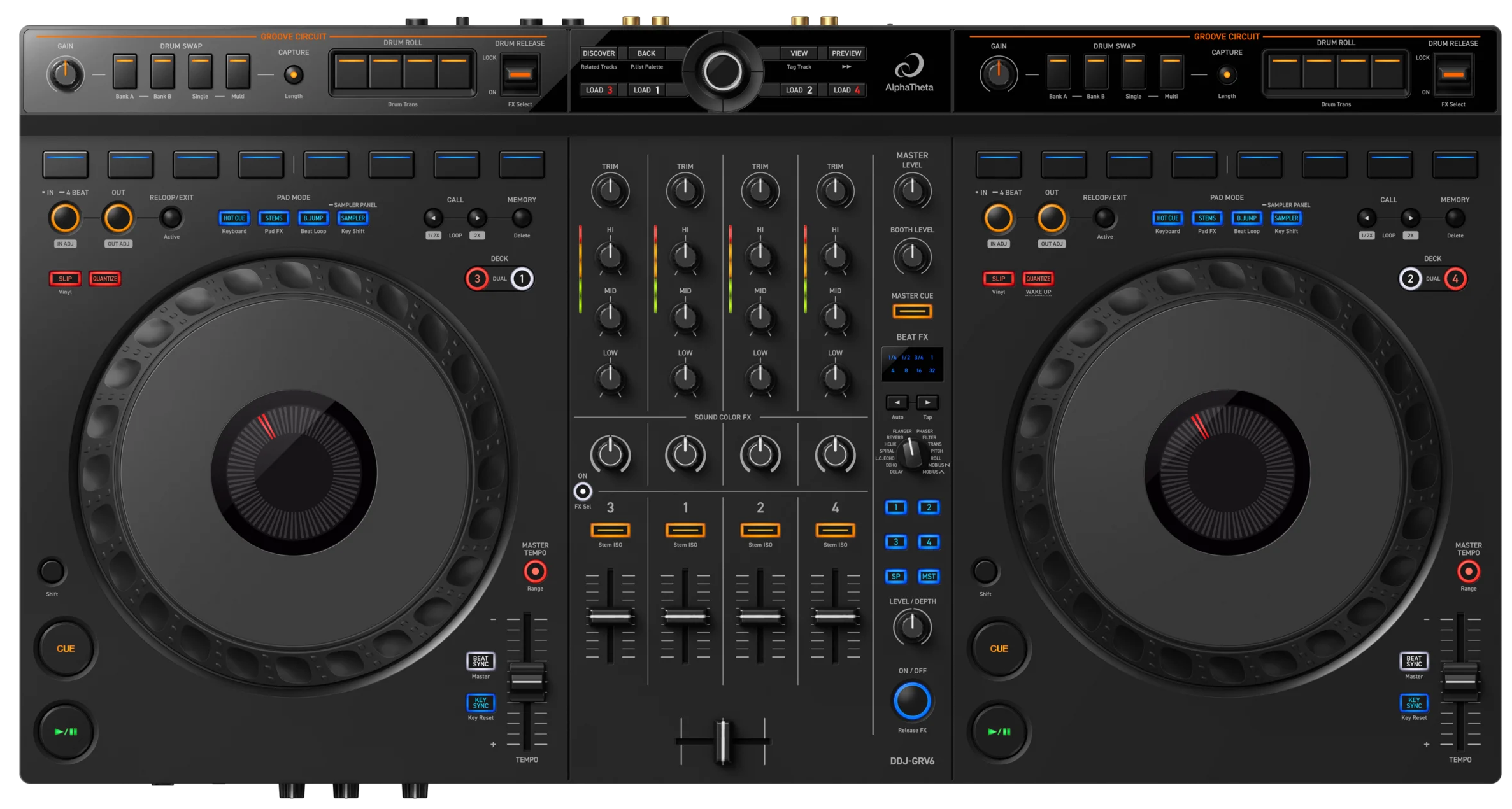 AlphaTheta DDJ-GRV6