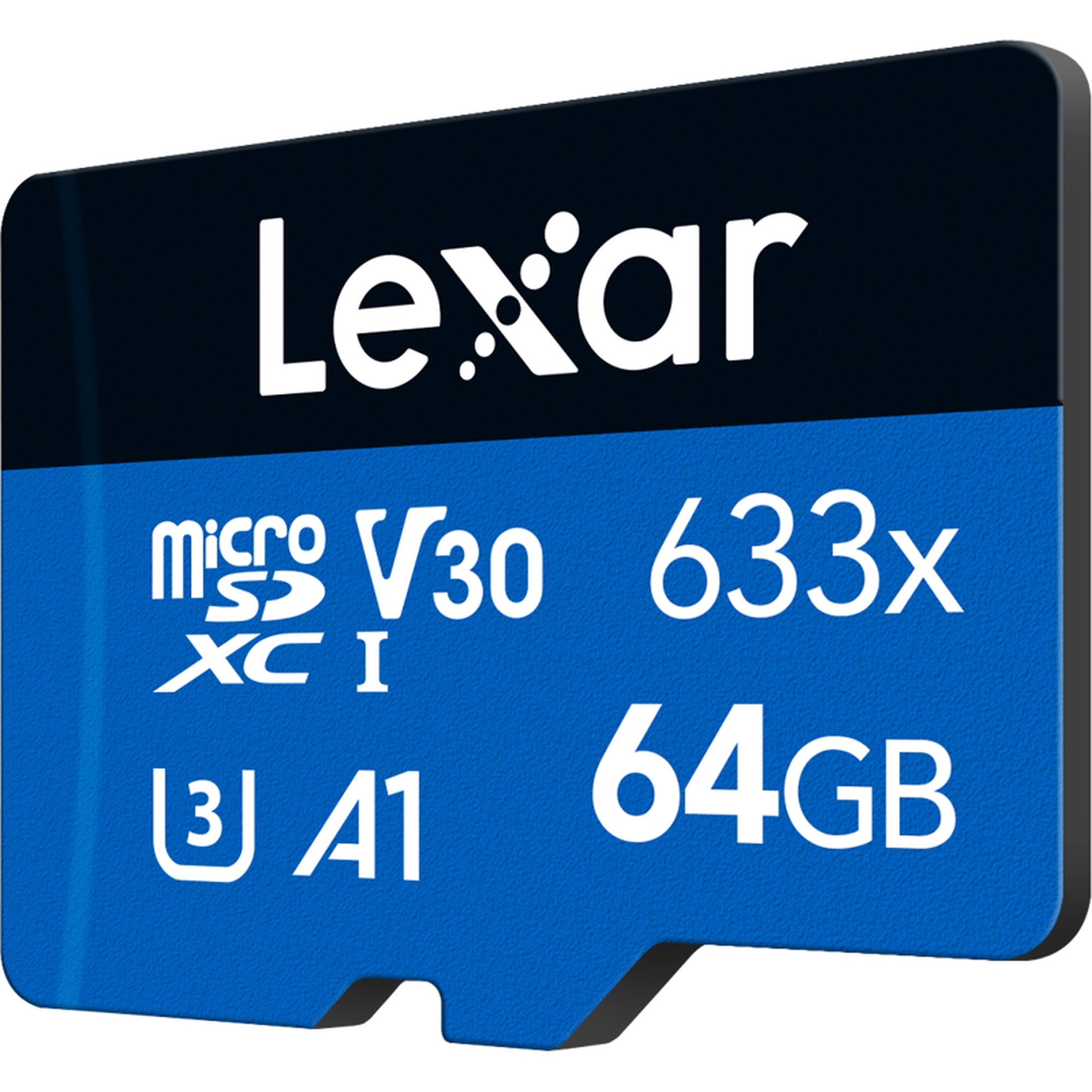 Lexar 633X 64GB microSDHC/SDXC V30 microSD card
