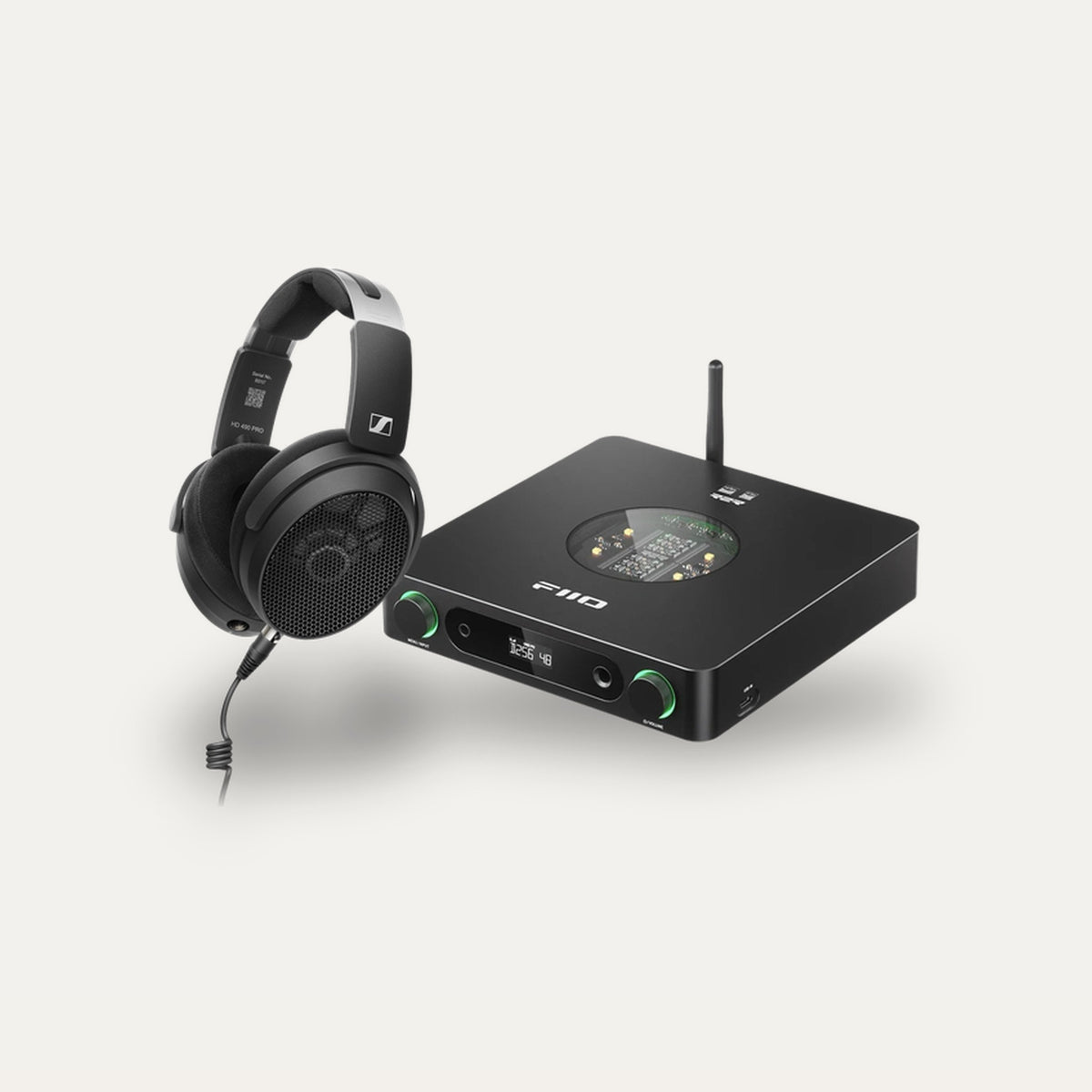 Sennheiser HD 490 PRO + FiiO K13 R2R Headphone Set – DAC Colour Black