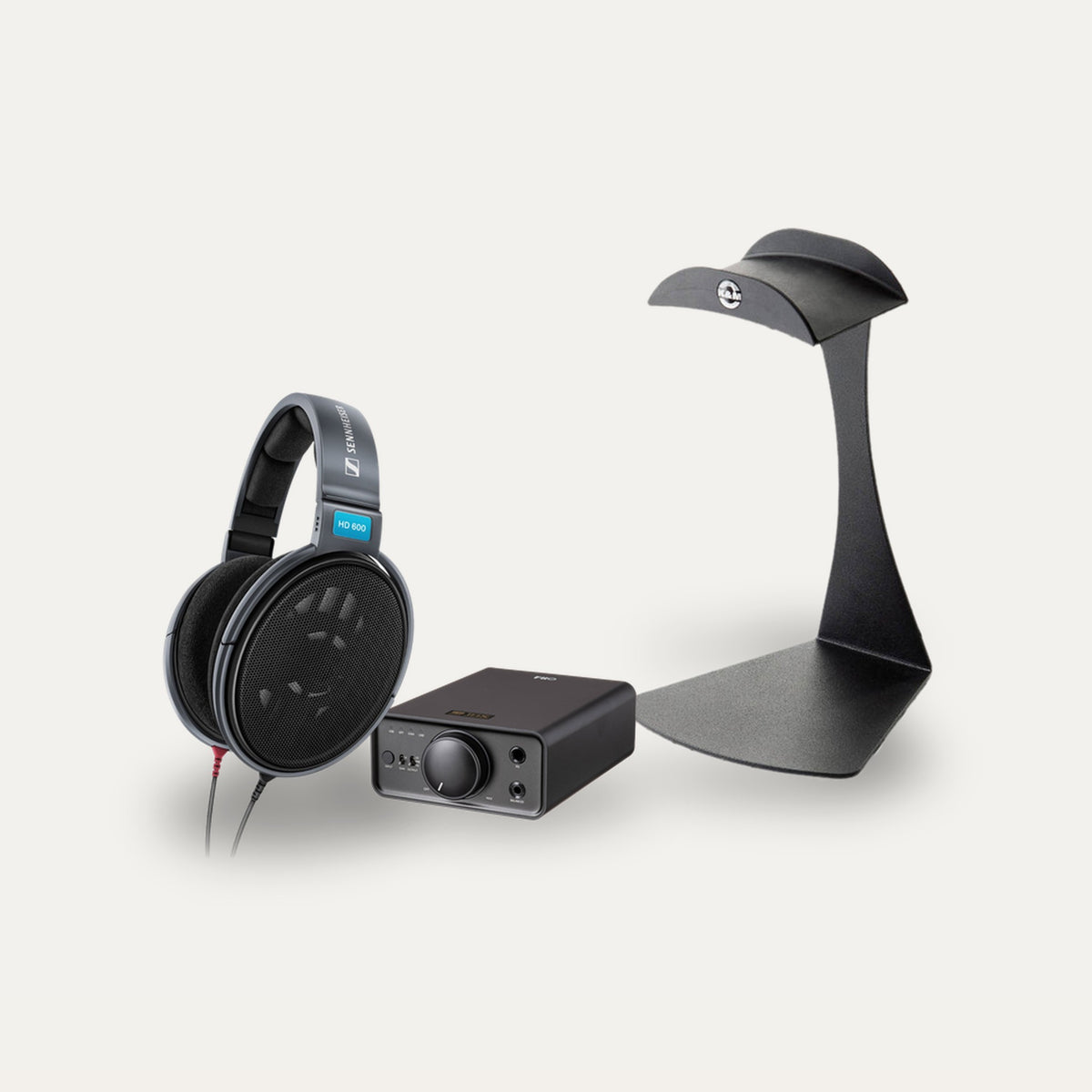 Sennheiser HD 600 + FiiO K7 + K&M Headphone Stand Set