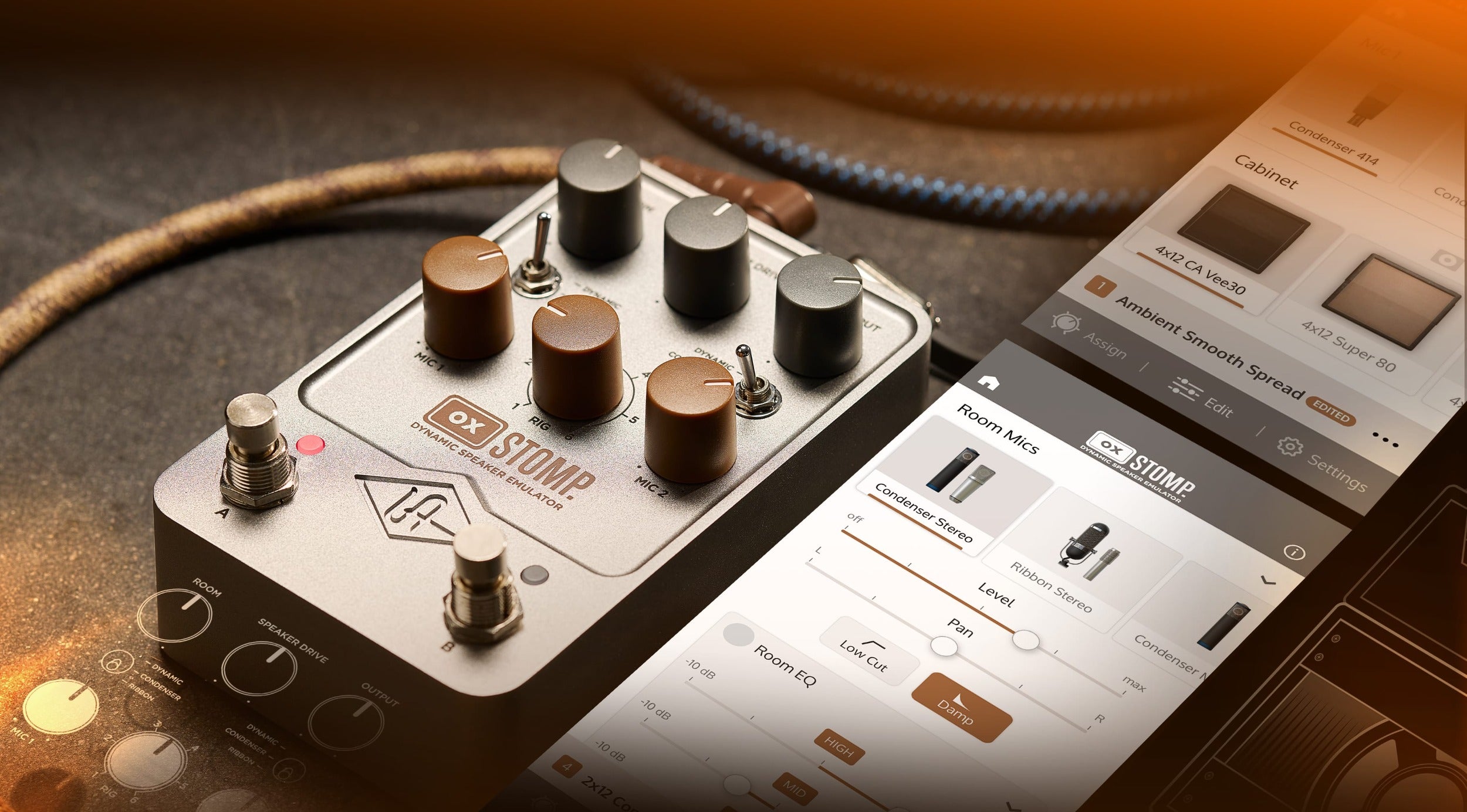 Universal Audio UAFX OX Stomp Dynamic Speaker