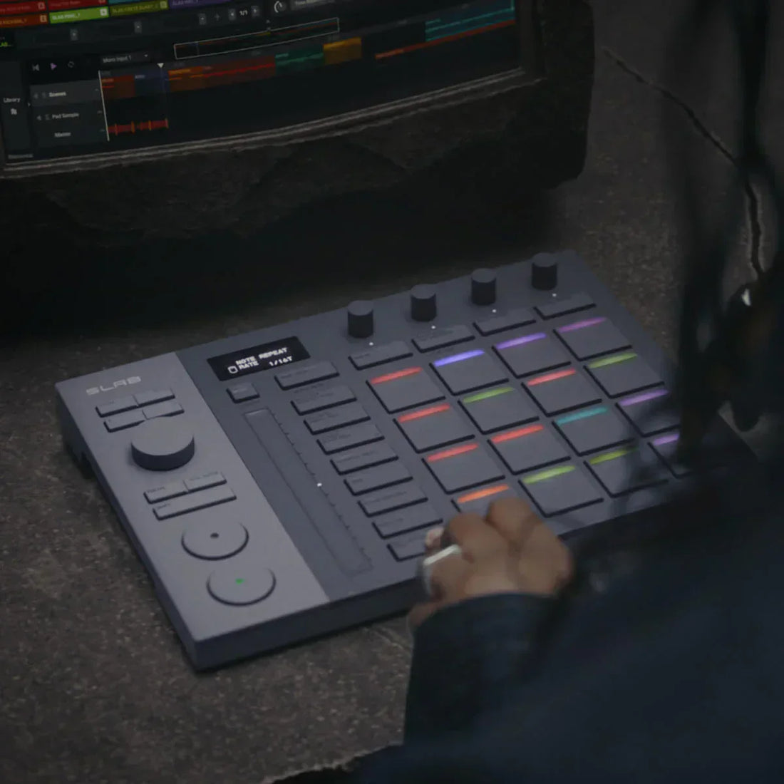 AlphaTheta SLAB: Serato Studio MIDI Pad Controller