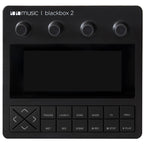 Blackbox 2 drum machine and sampler from 1010music, featuring compact design and control knobs for music production.