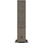 DALI Sonik 7 passive floorstanding speakers with sleek black cabinets and multiple drivers for rich, immersive sound.