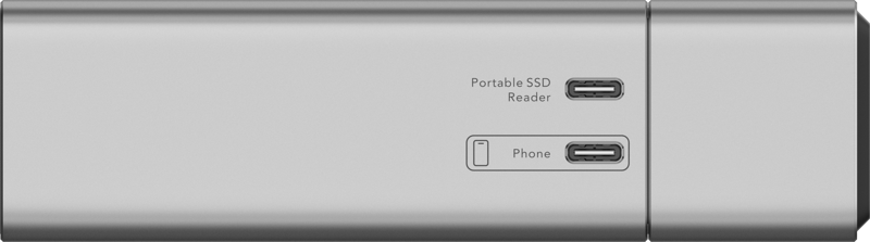 Lexar Workflow Go docking station with two module bays for data transfer and device connectivity, black finish.