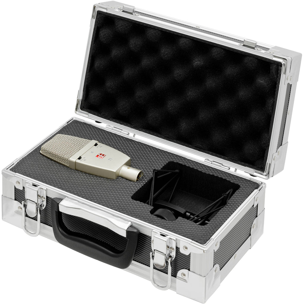 SE Electronics T1 condenser microphone with professional studio design and black finish, suitable for vocals and recording.