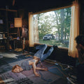 Black vinyl LP of Perfume Genius Glory by Matador Records, featuring indie and pop album artwork.