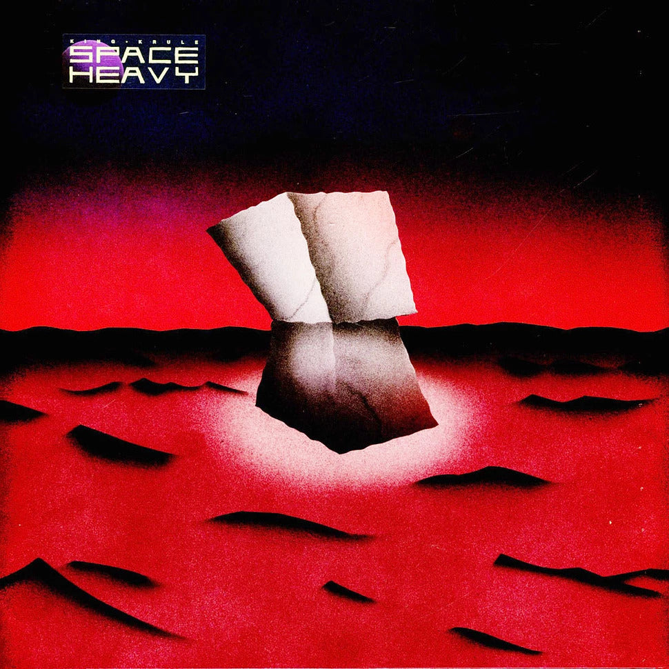 Black vinyl LP of King Krule's Space Heavy album, released by XL Recordings, featuring artwork and vinyl record details.