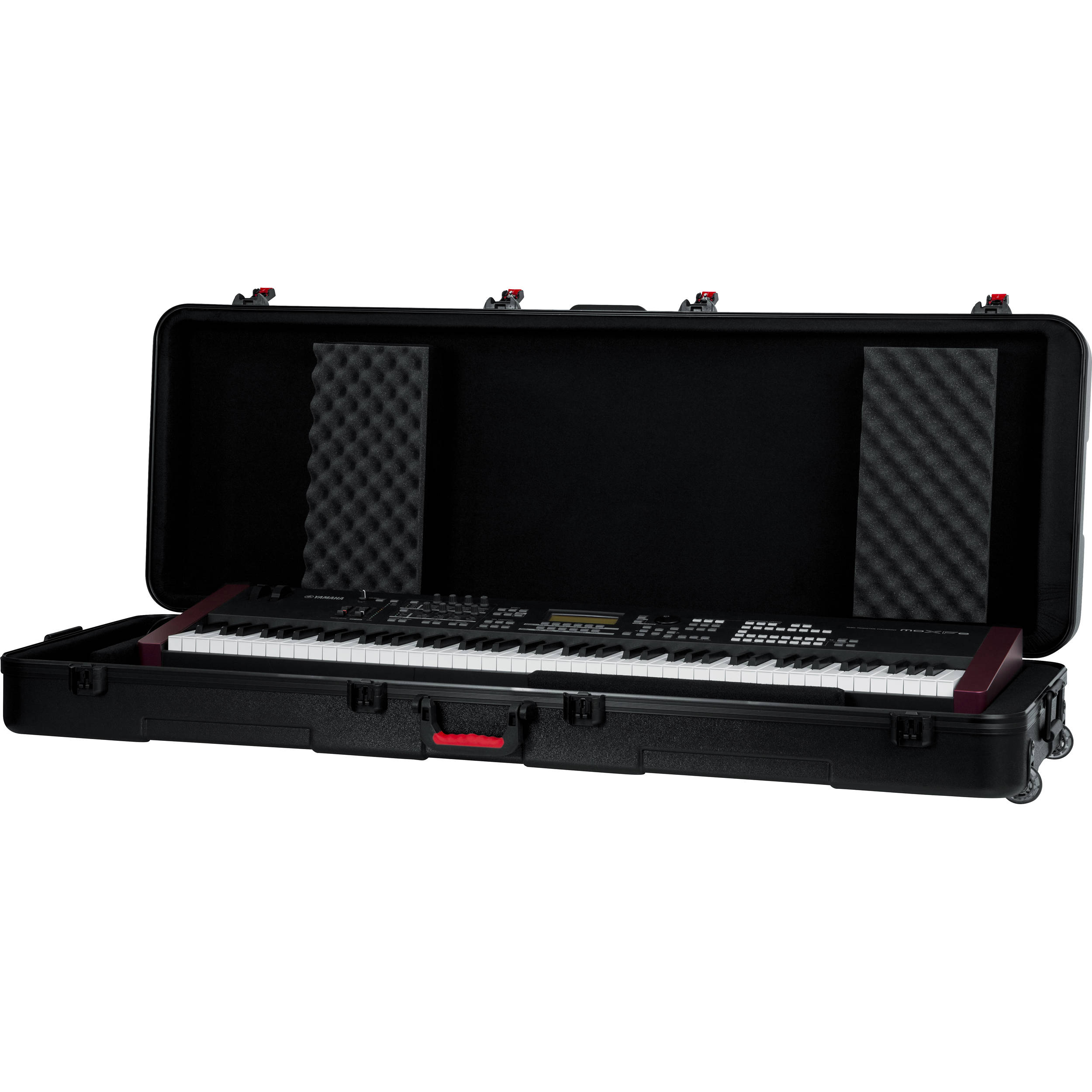 Gator GTSA-KEY88D 88-key keyboard case with polyethylene body and TSA lock for secure transport and protection.