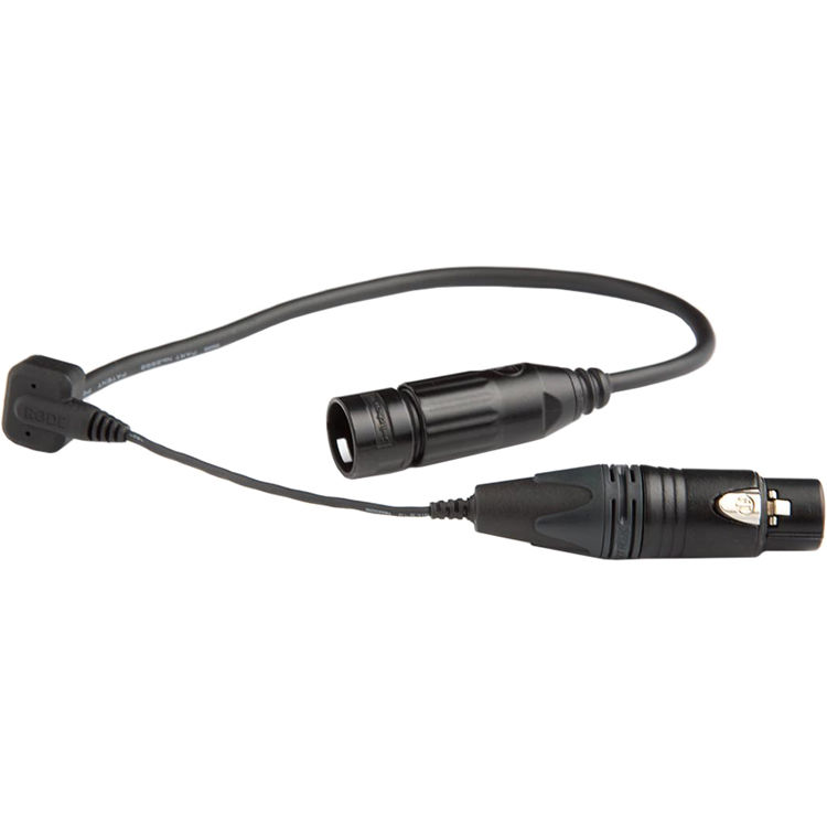 Rode PG2-R Pro XLR to XLR cable with durable black connector ends and flexible cable for professional audio connections.