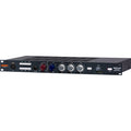 Warm Audio WA73-EQ microphone preamp with vintage-style controls and connectors, shown in a close-up image.