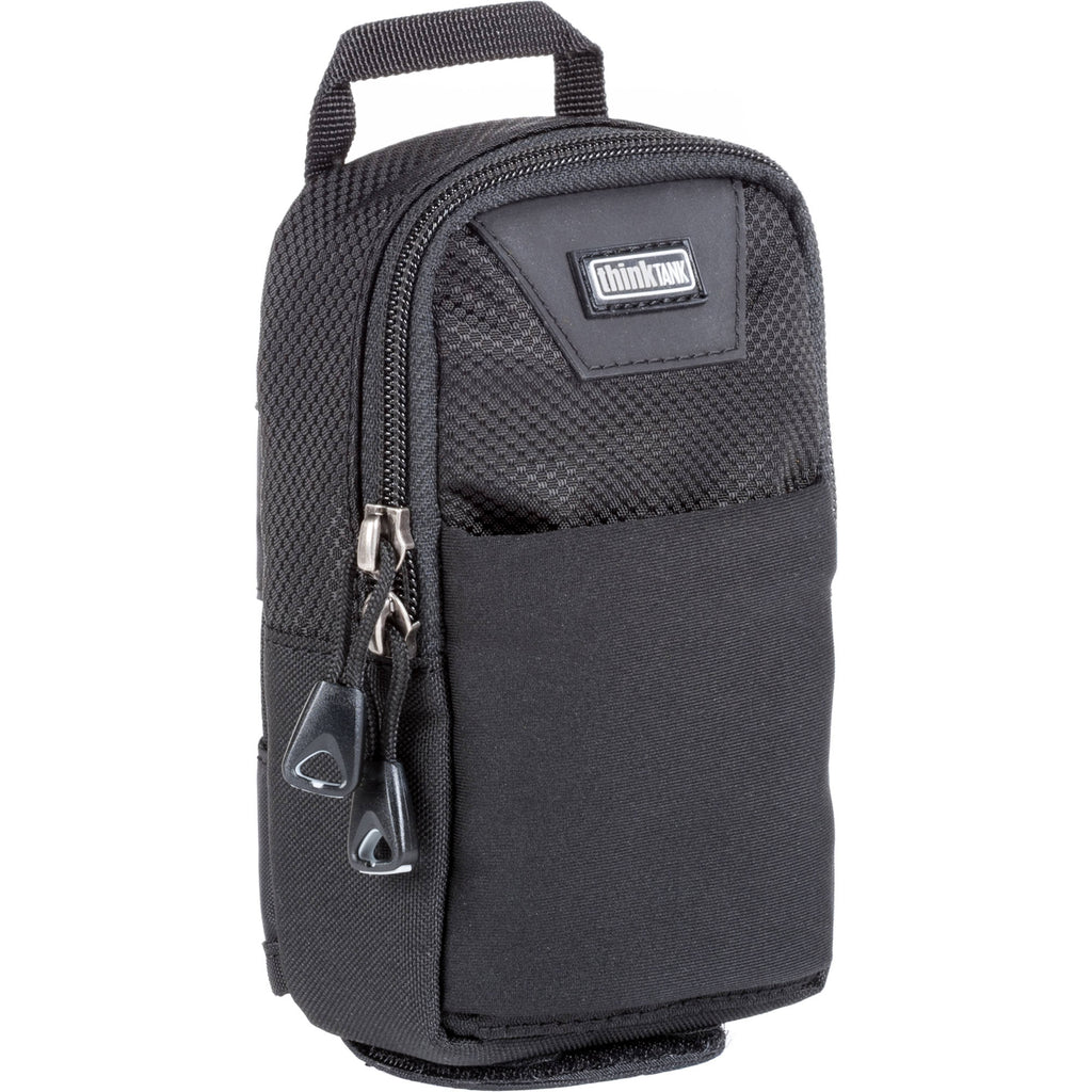 Think Tank Little Stuff It! video equipment bag with padded compartments for camera accessories and gear storage.