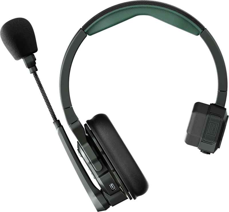 Hollyland Solidcom SE Pro dual headset wireless communication system for video production and professional broadcasting.
