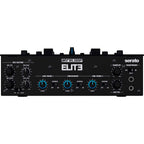 Reloop ELITE DJ mixer with touch-sensitive controls and multiple channels, professional-grade audio interface for DJing.