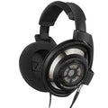 Sennheiser HD 800 S high-fidelity headphones with open-back design and large drivers for premium sound quality.