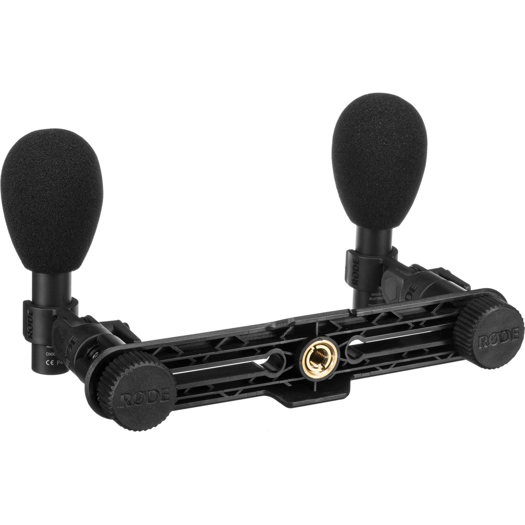 Rode TF-5 condenser microphone with black body and grille, suitable for professional audio recording and live sound applications.
