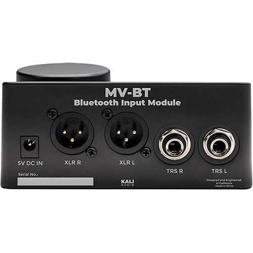 Kali Audio MV-BT studio monitor controller with Bluetooth connectivity and multiple input options for professional audio setup