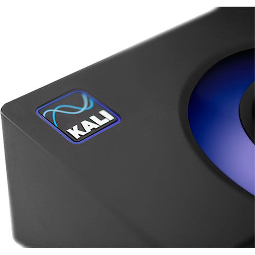 Kali Audio MV-BT studio monitor controller with multiple input ports and Bluetooth connectivity for professional audio setup.