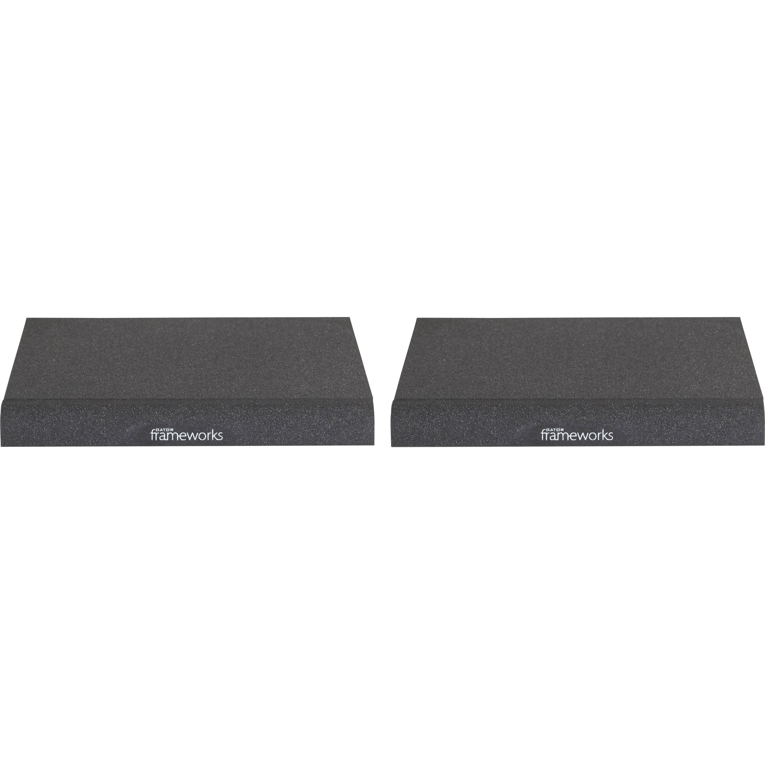 Gator Studio Monitor Isolation Pads for studio monitor stands, reducing vibrations and improving sound clarity.