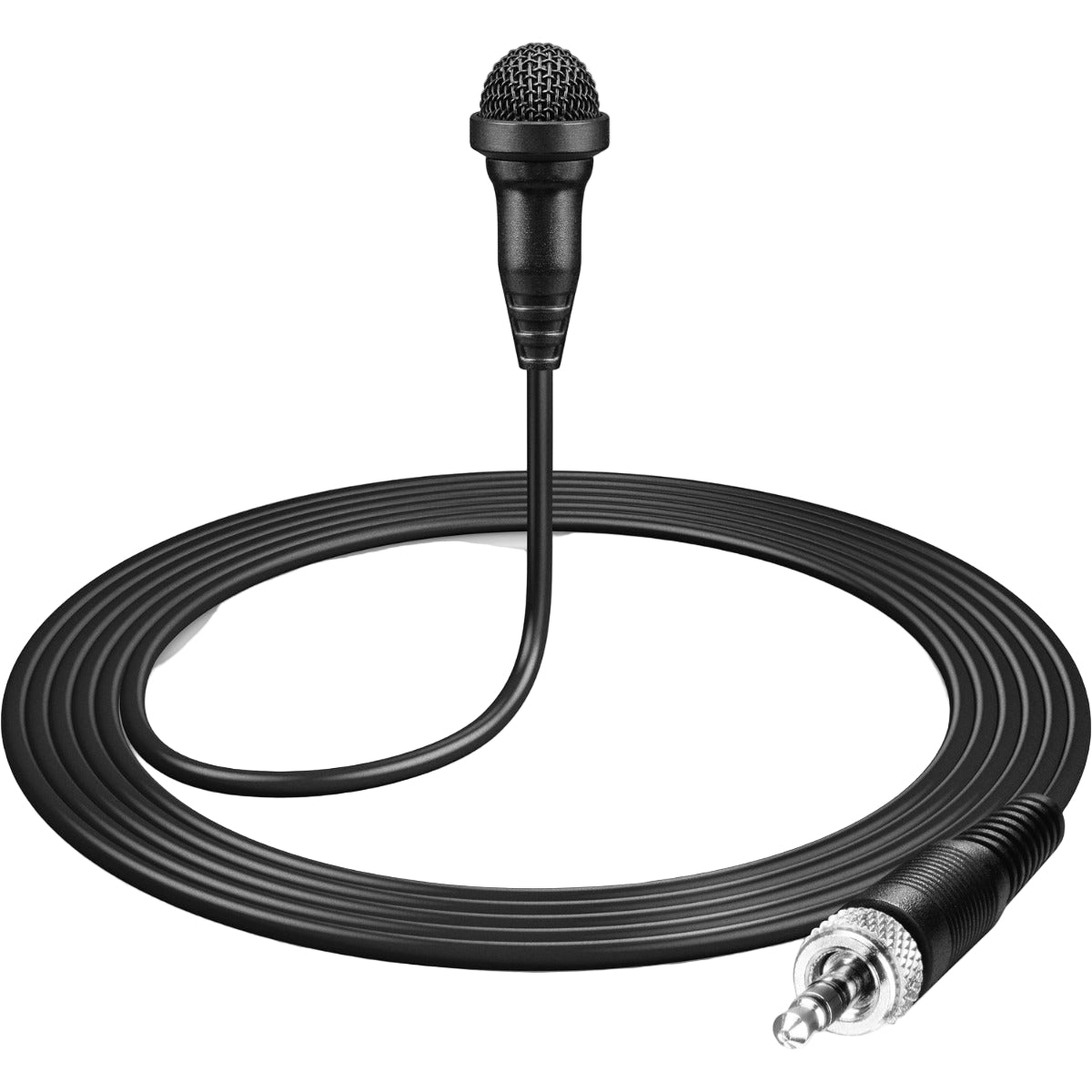 Sennheiser ME 2-II Lavalier microphone with clip, designed for professional audio recording and discreet wearable use.