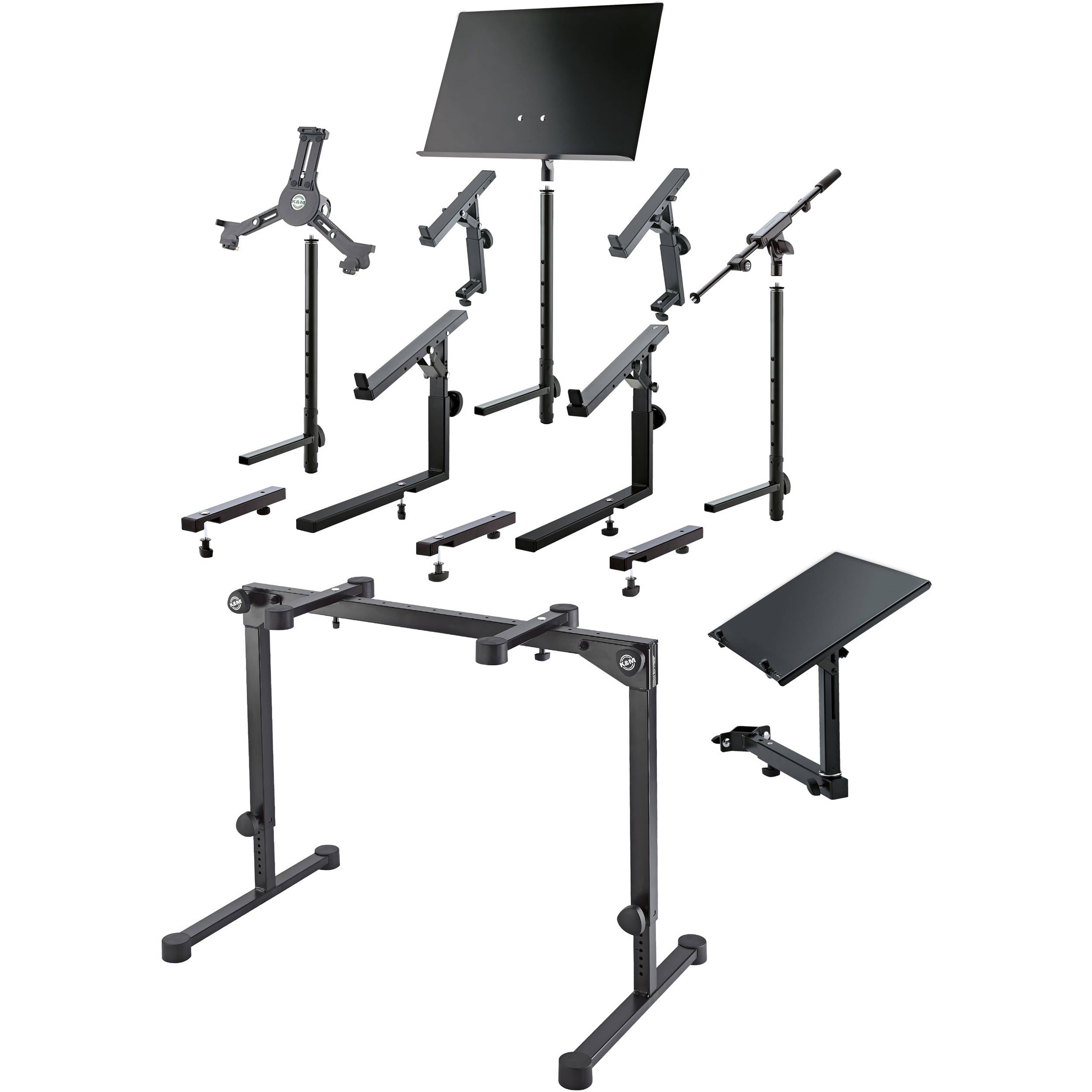 K&M 18820 Table-Style Keyboard Stand (Omega Pro) (Black)
