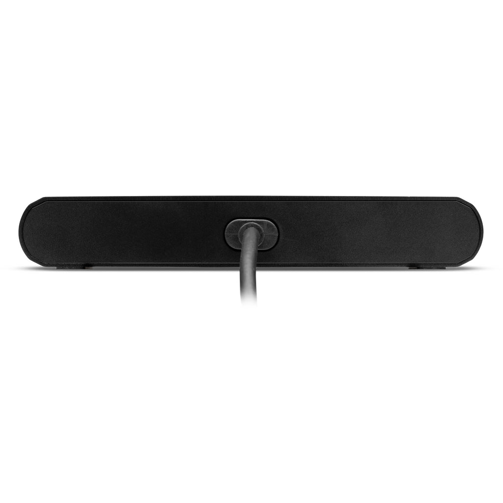 OWC Thunderbolt Mini Dock with multiple ports for connecting devices to a computer, compact and sleek design.