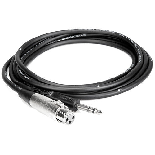 Hosa STX-105F XLR-Female to 6.3mm TRS Cable 1.5m