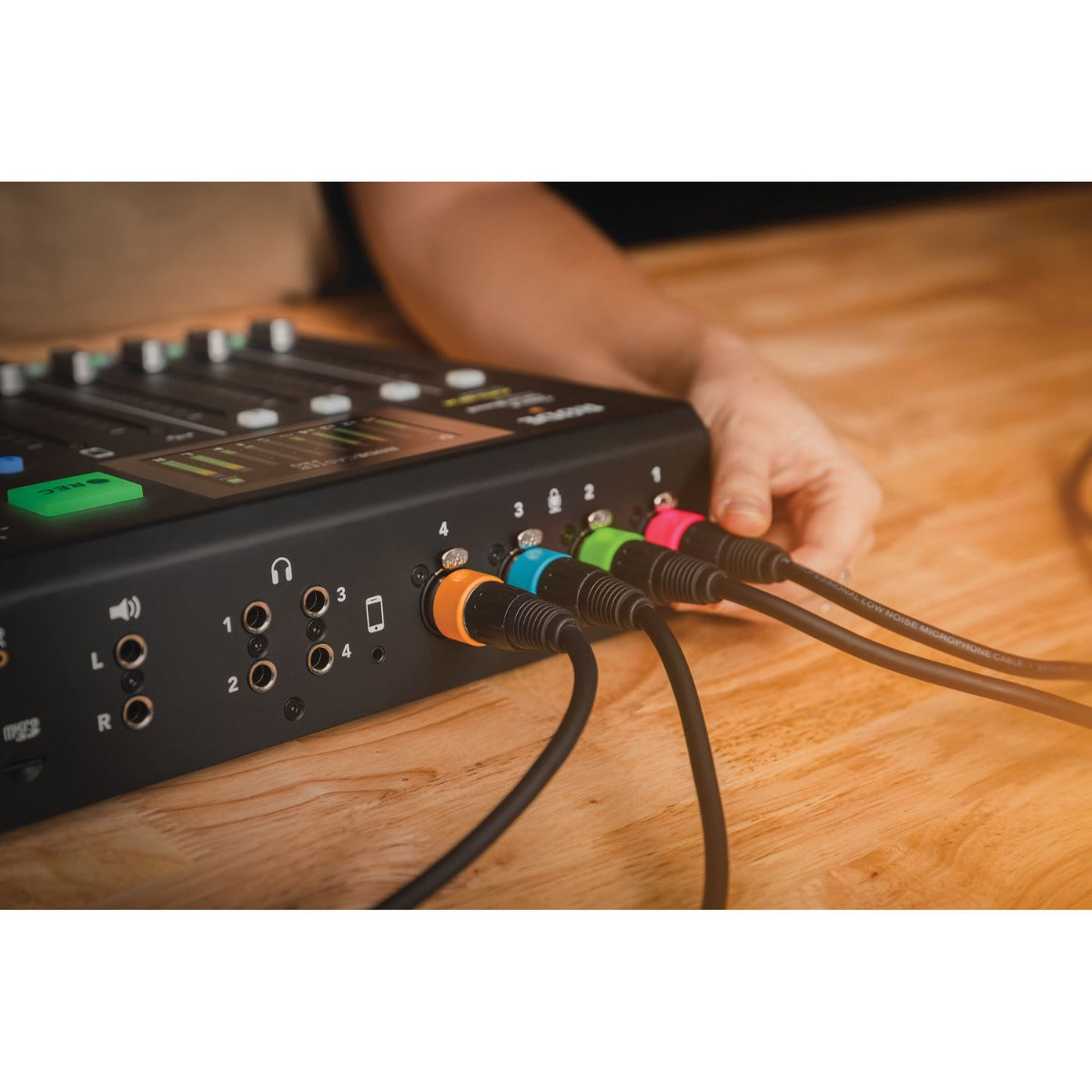 Rode XLR-ID accessories set featuring eight color-coded identification tags for microphone cables.