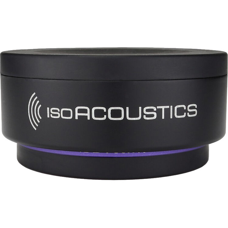 IsoAcoustics ISO-Puck 76 studio monitor stands for optimal speaker isolation and improved sound clarity.
