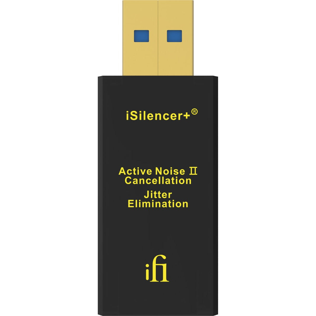 SilentPower iSilencer+ noise filter and conditioner device for reducing electrical noise and improving power quality.