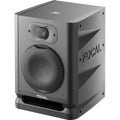 Focal Alpha 50 Evo active nearfield monitor speaker with sleek black finish and front-facing controls.