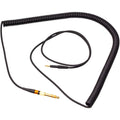 Neumann NDH coiled headphone cable with 3.5mm jack and durable black braided design for professional audio use